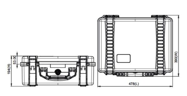 ROS2500 - HPRC Ronin S Flightcase