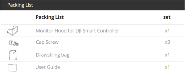 PGYTECH - Monitor Hood For DJI Smart Controller - www.dronedepot.be