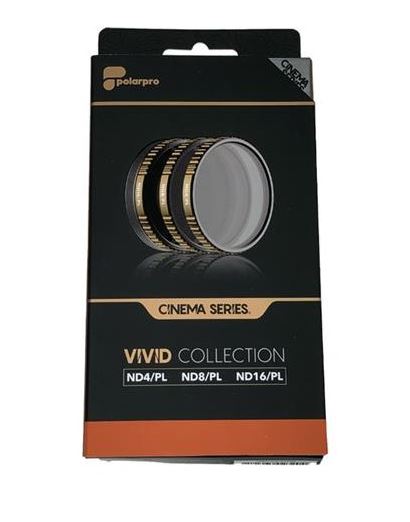 Polarpro - Cinema Series ViVid 3-pack filter set for Osmo Action