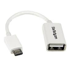 Startech - Micro USB naar USB OTG - 12cm wit