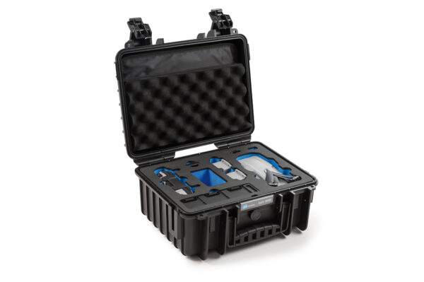 B&W Flightcase type 3000 DJI Mavic Air 2 - Zwart