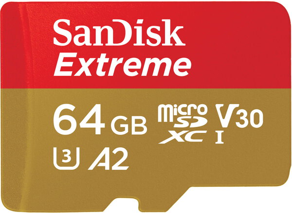Sandisk Extreme microsdxc uhs-i-A2-64Gb
