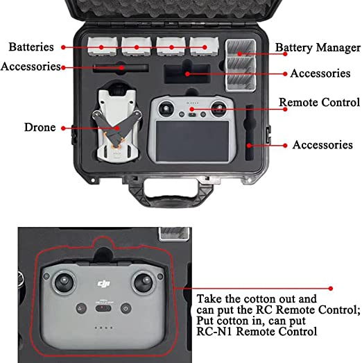 DJI mini 3 Pro koffer zwart