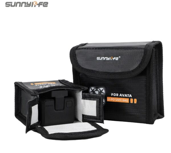 Sunnylife Li-Po Safe Bag voor 2 DJI Avata Batterijen