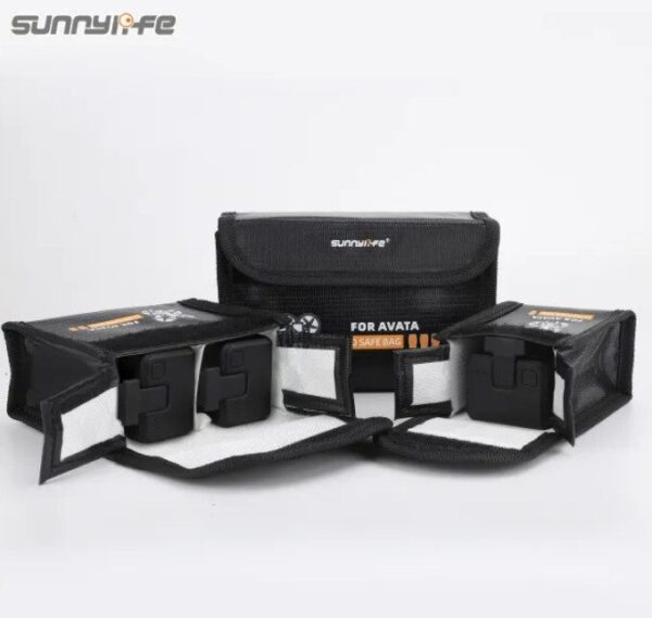 Sunnylife Li-Po Safe Bag voor 2 DJI Avata Batterijen