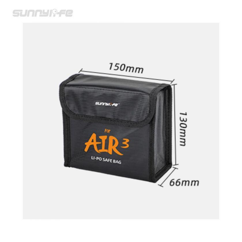 Sunnylife Sac de Batterie Lipo Anti-explosion Pour DJI Mavic air (Rangement  3 Batteries) - Aerial Shop