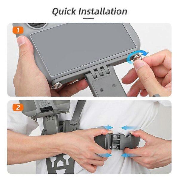 Sunnylife RC & DJI RC 2 Remote Control Waist Support Bracket and Strap