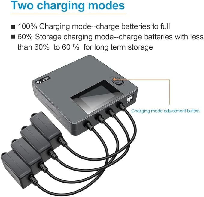Multi charger voor DJI Mini 3, 3 Pro & 4 Pro
