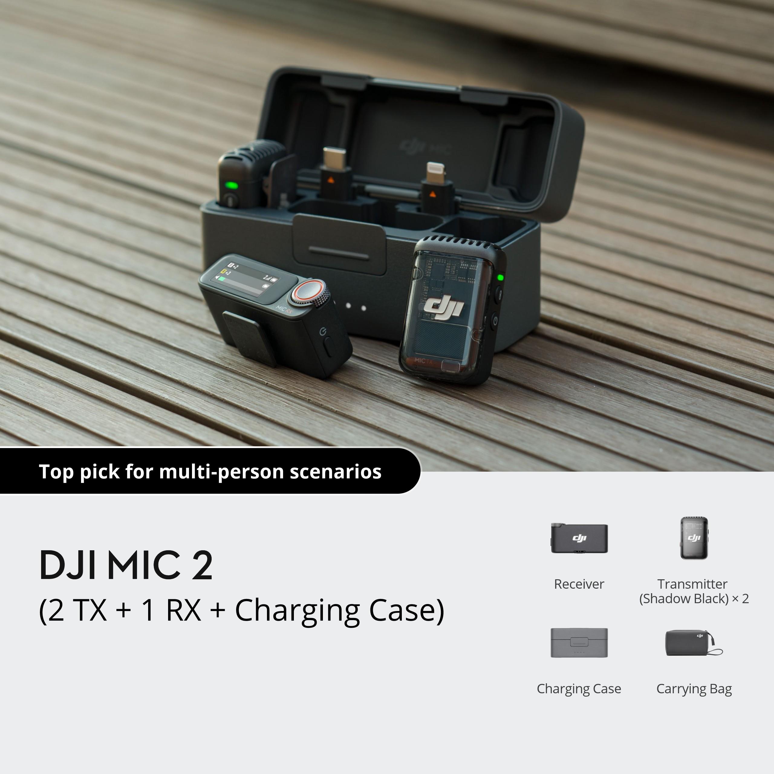 DJI Mic 2 - wireless microphone