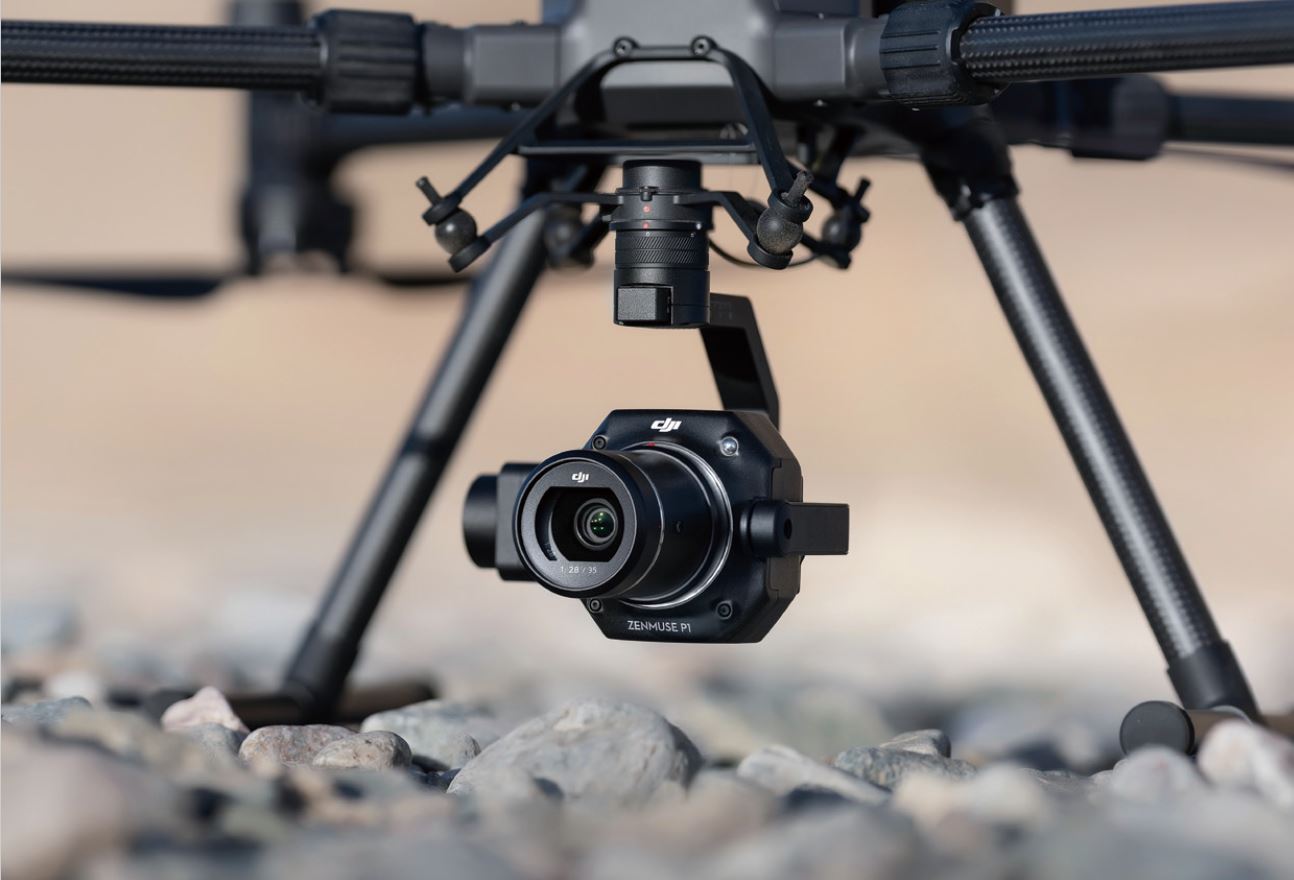 DJI Zenmuse P1 onder de DJI M300