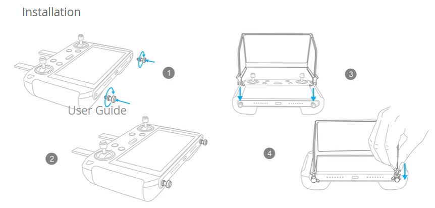 PGYTECH - Monitor Hood For DJI Smart Controller - www.dronedepot.be