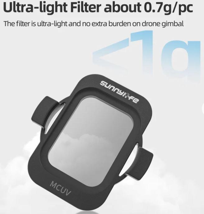 Sunnylife filter set voor DJI Avata 2-3 Sunnylife filter set voor DJI Avata 2
