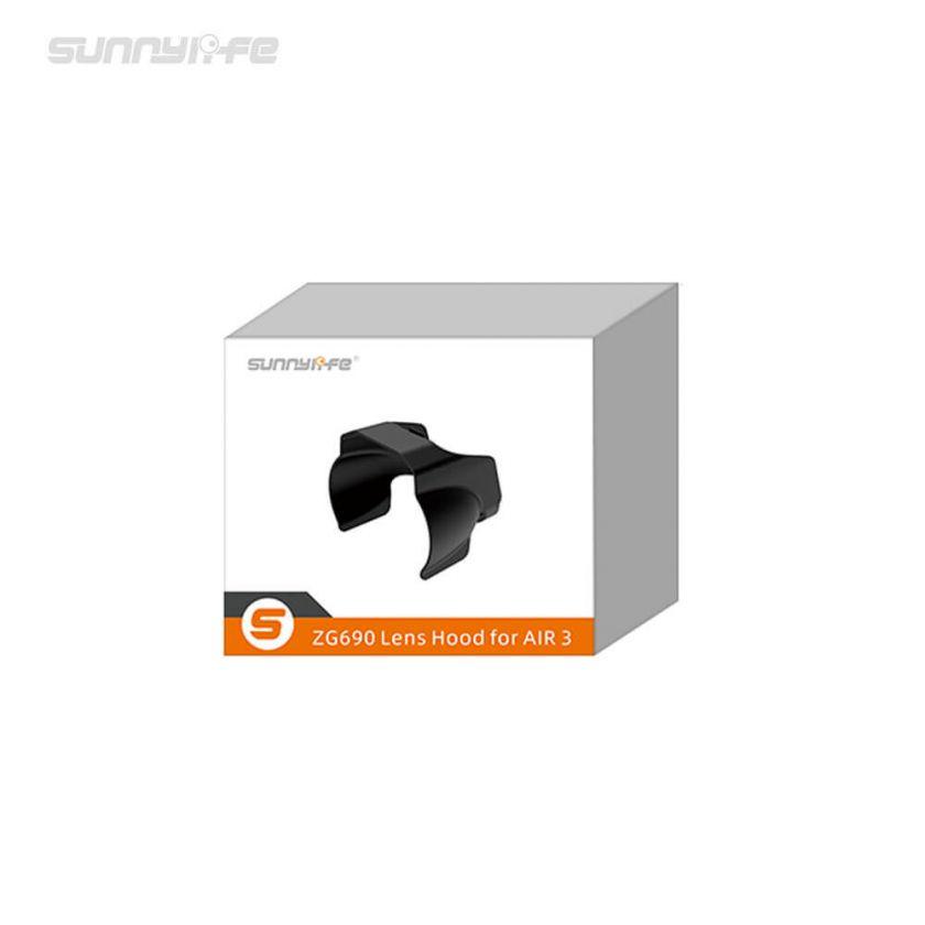 dji-air-3-lens-hood-box Hebt u tijdens het vliegen met uw DJI Air 3 soms last van invallend of verblindend licht? Dan is de DJI Air 3 Lens Hood - Sunnylife een ideale oplossing.