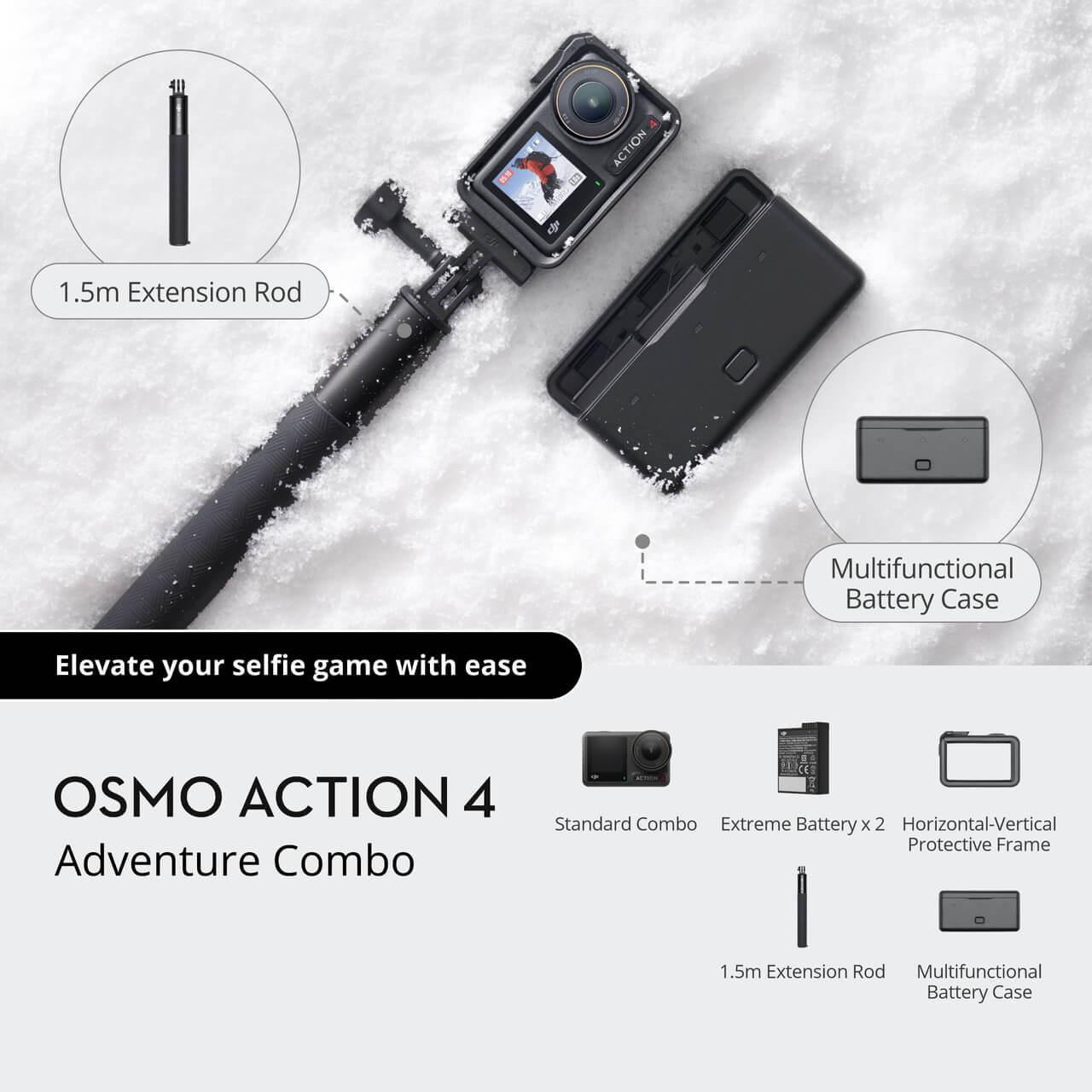 DJI Osmo Action 4 - Adventure Combo