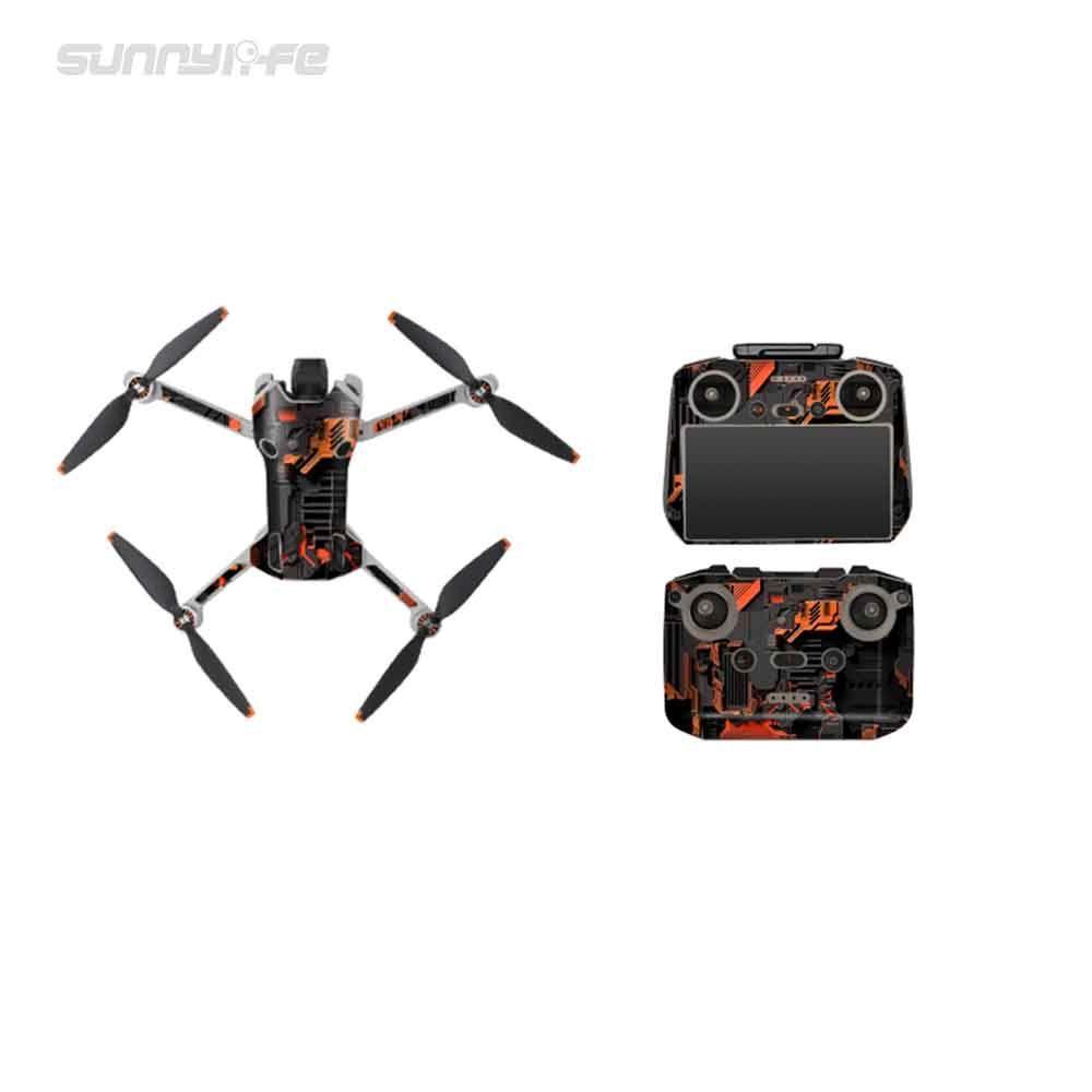 Sunnylife Skin DJI Mini 4 Pro - Orange/Black