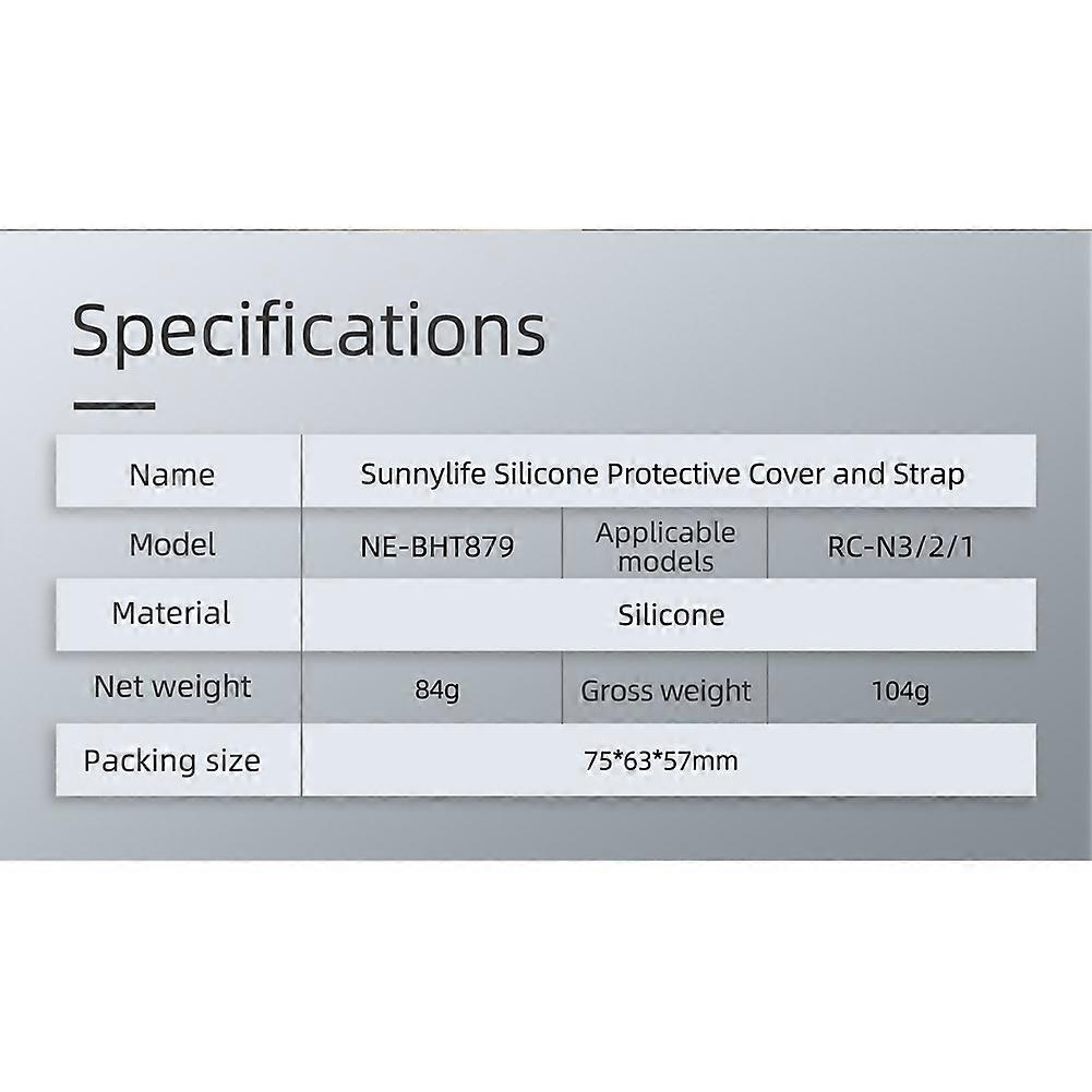 Sunnylife Siliconen Protective Cover Voor DJI RC N Controller 3