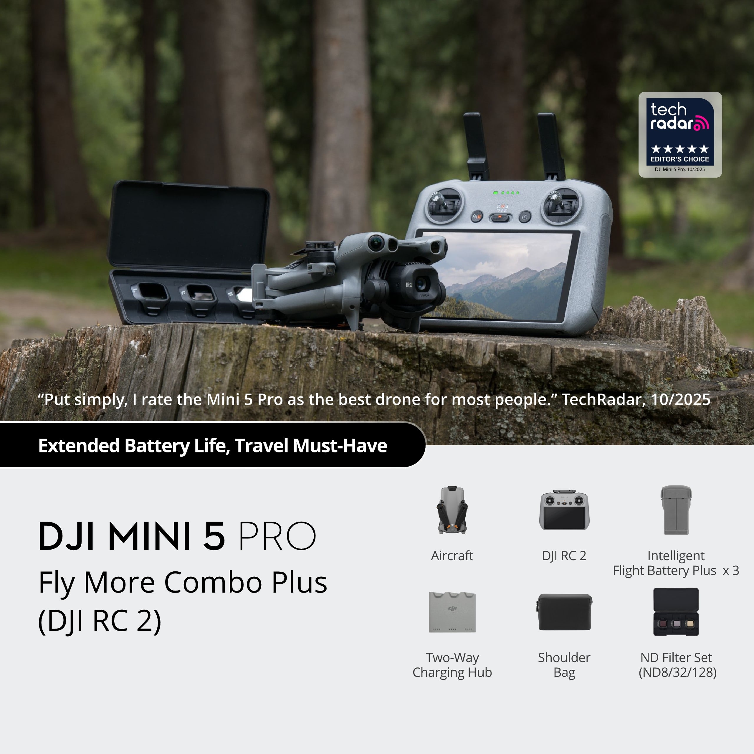 DJI Mini 5 Pro Fly More Combo Plus met DJI RC 2