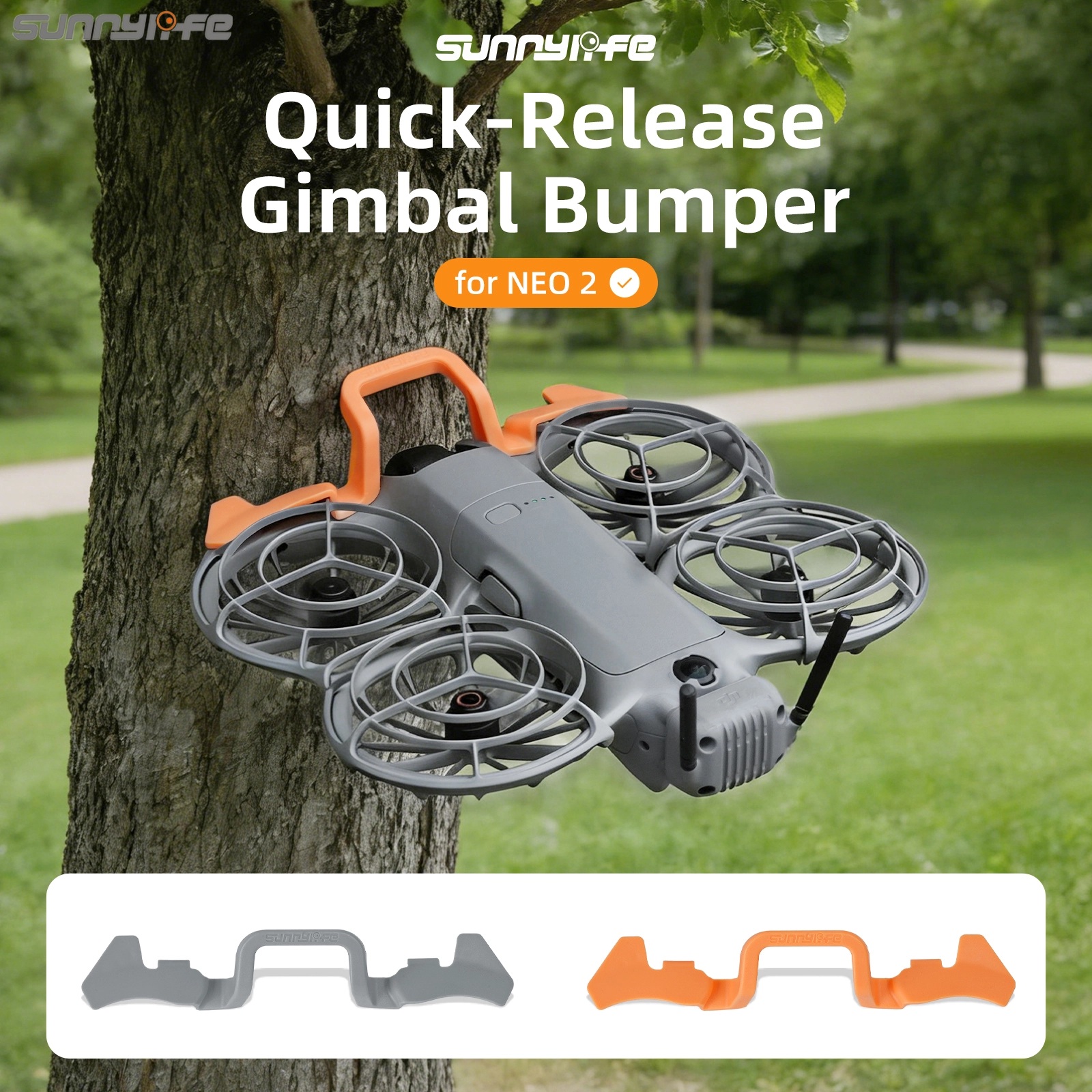 Sunnylife Gimbal Guard voor DJI Neo 2 (Grijs) 4 Sunnylife Gimbal Guard voor DJI Neo 2 (Grijs)