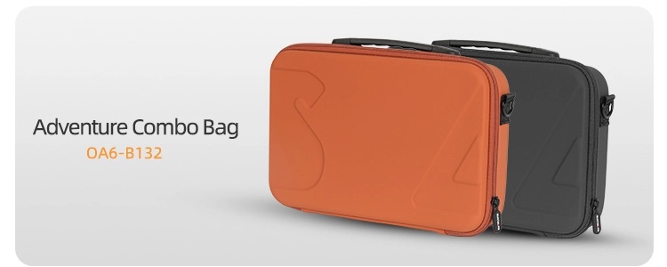 Sunnylife Adventure Combo Bag voor DJI Action 6 - Zwart