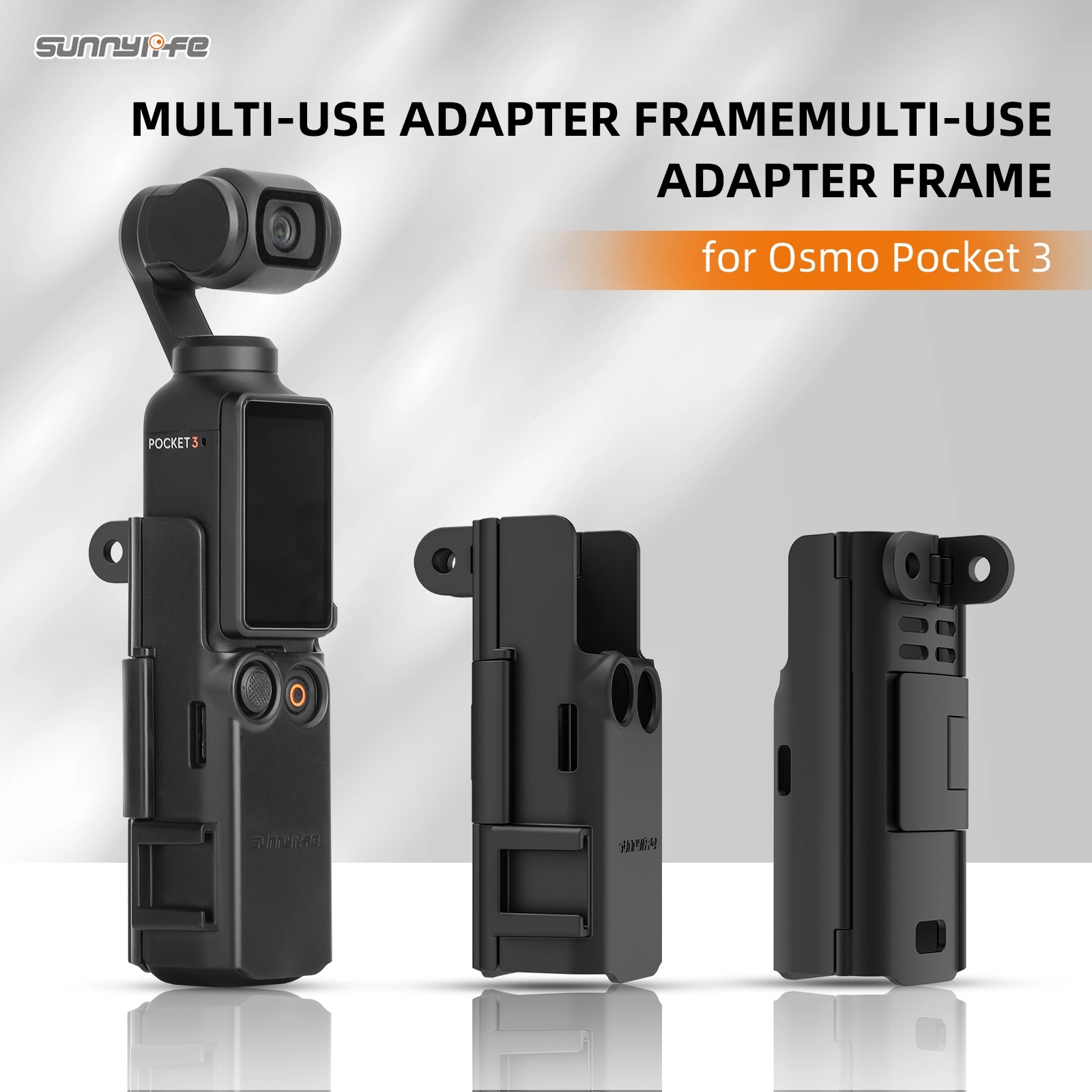 Sunnylife Expansion Adapter Frame voor Osmo Pocket 4 3 Sunnylife Expansion Adapter Frame voor Osmo Pocket 4
