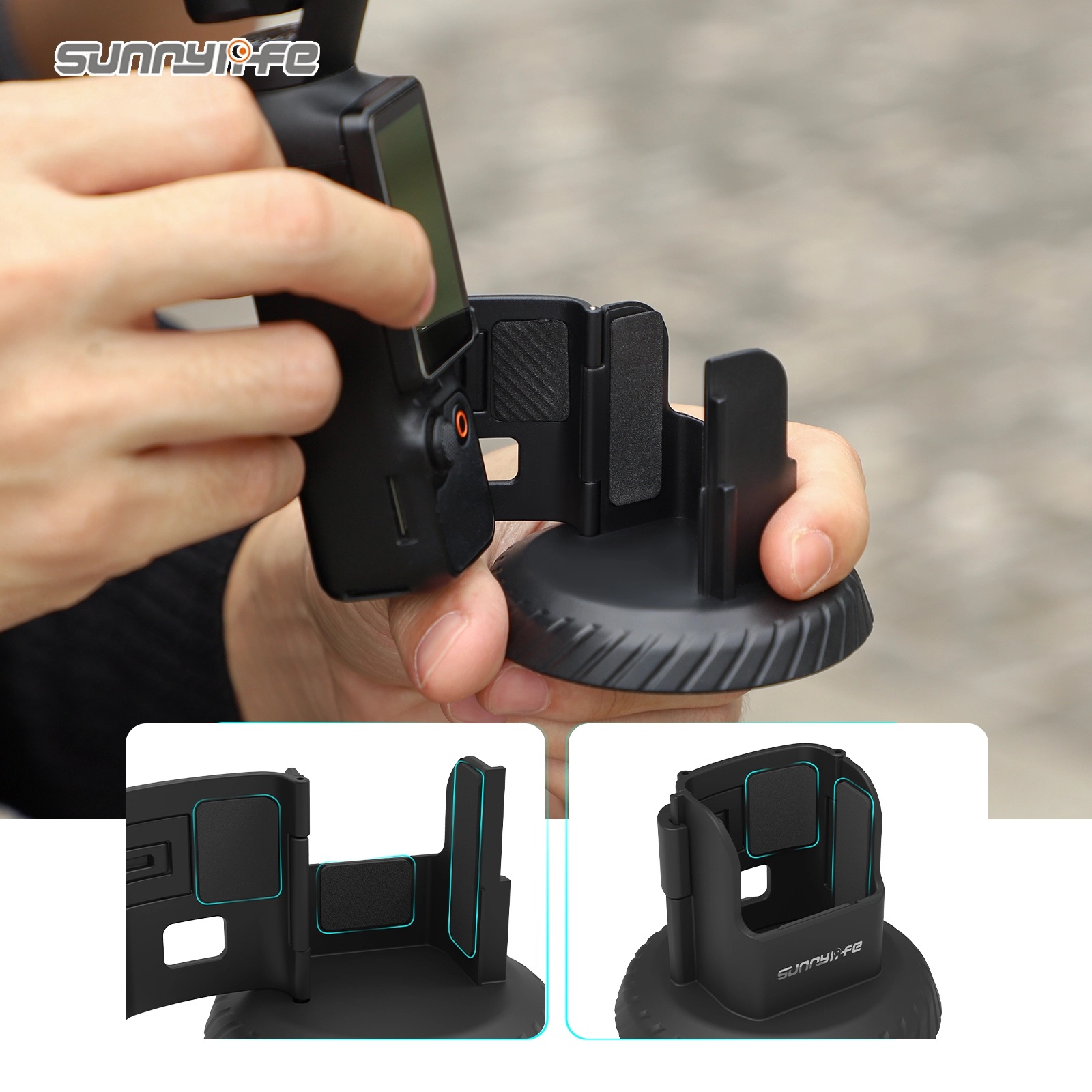 Sunnylife Magnetic Base voor Osmo Pocket 4 4 Sunnylife Magnetic Base voor Osmo Pocket 4
