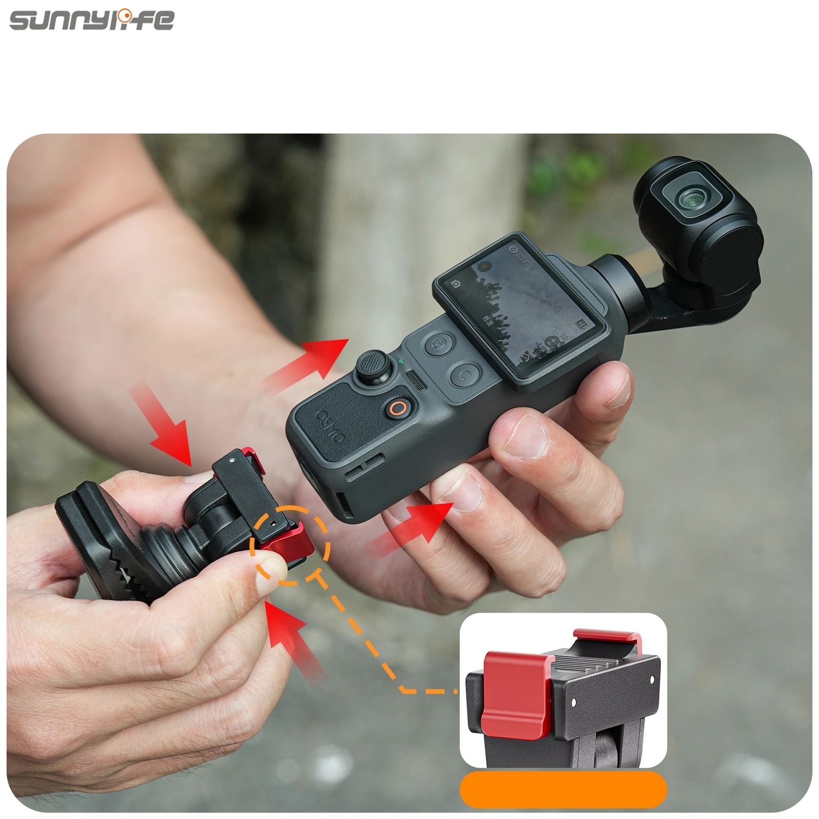 Sunnylife Magnetic Quick-Release Adjustable Backpack Clip