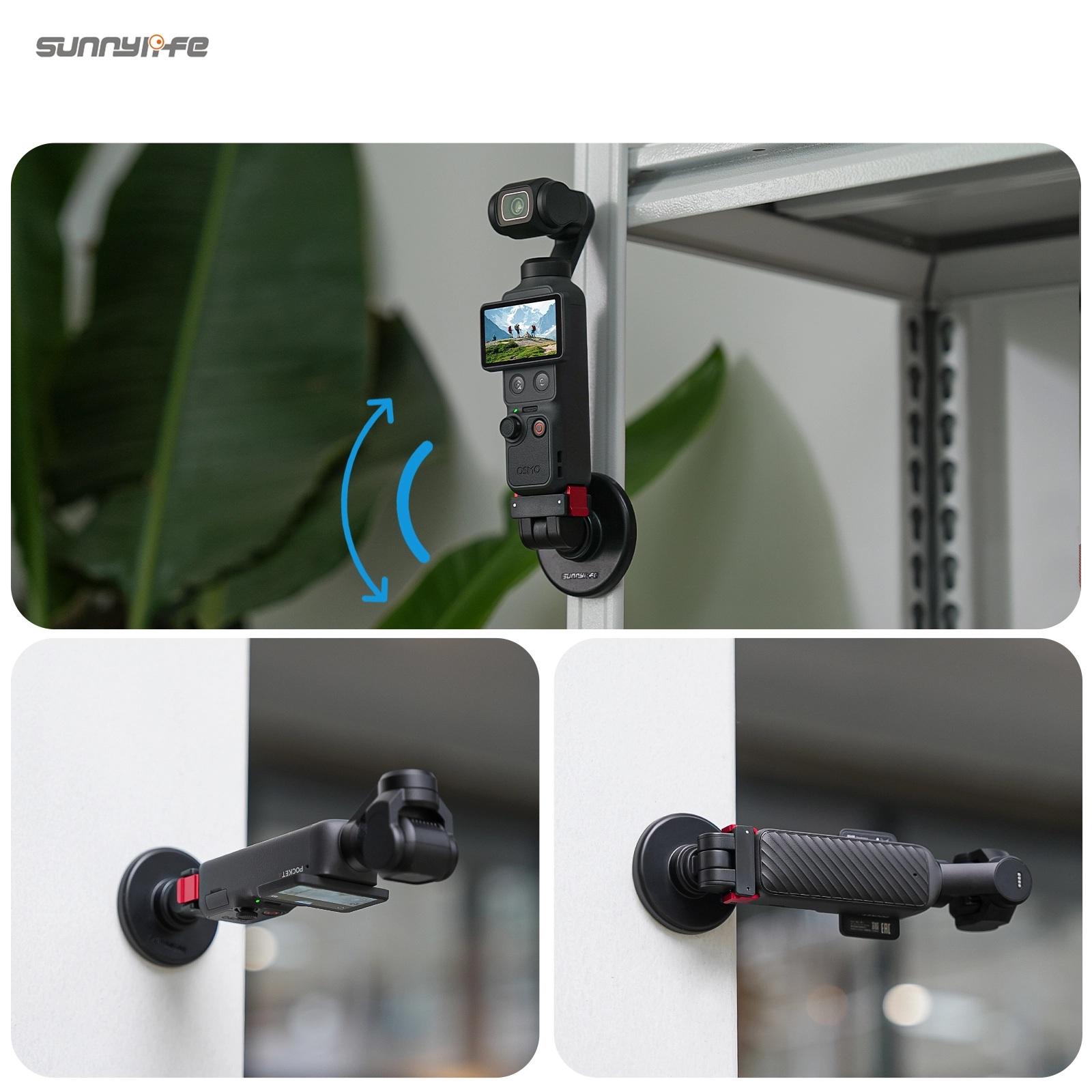 Sunnylife Magnetic Quick-Release Adjustable Base Mount