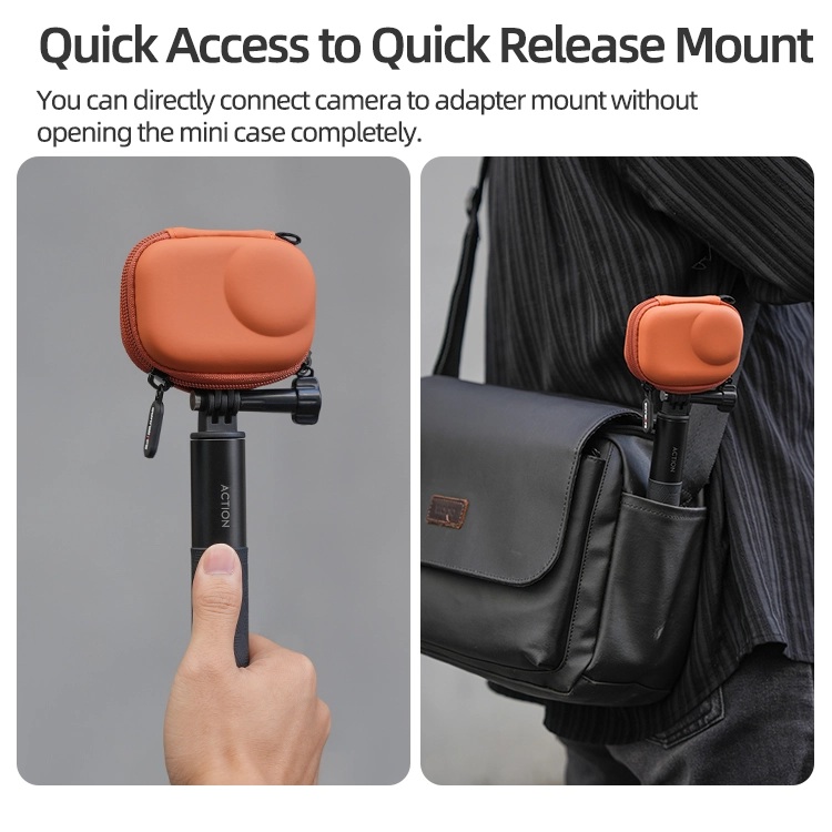 Sunnylife Mini Body Case voor DJI Action 6 - Zwart 4 Sunnylife Mini Body Case voor DJI Action 6 - Zwart